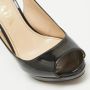 Prada Vintage Pre-owned Leather heels Black Dames - Thumbnail 7