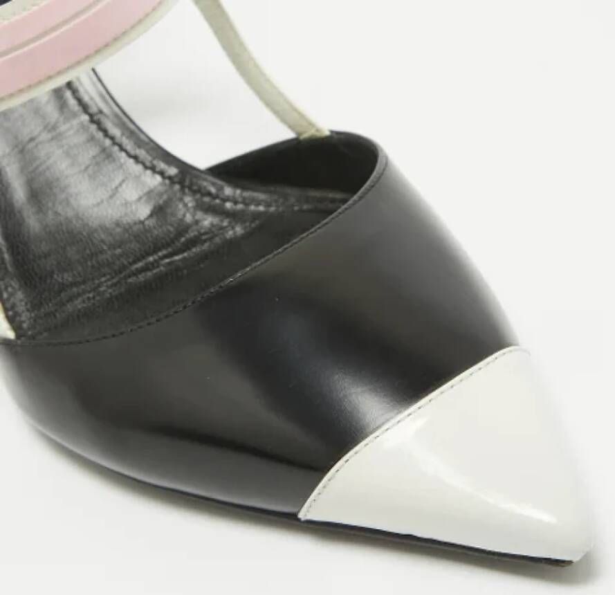 Prada Vintage Pre-owned Leather heels Black Dames