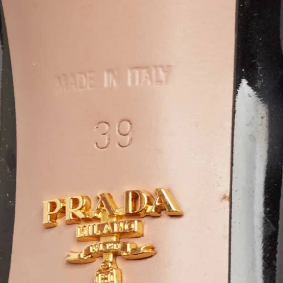 Prada Vintage Pre-owned Leather heels Black Dames