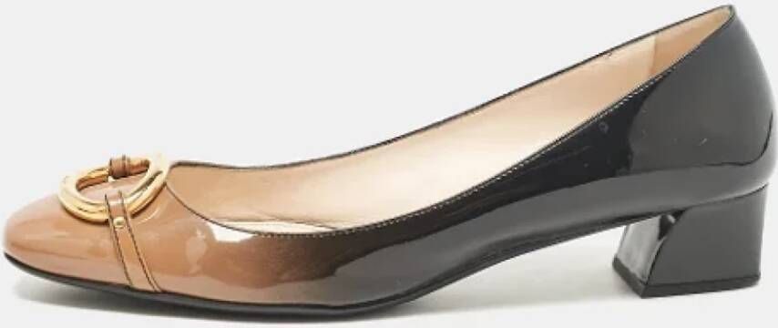 Prada Vintage Pre-owned Leather heels Black Dames
