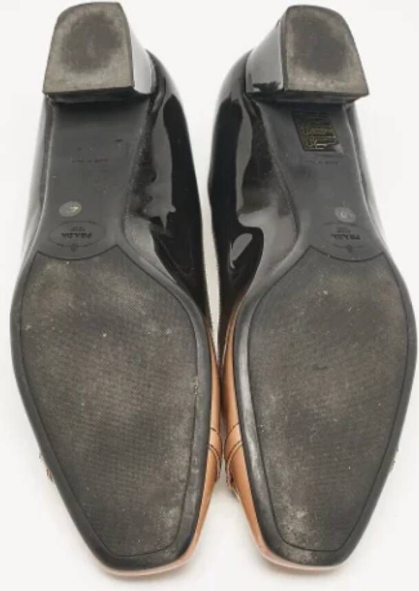 Prada Vintage Pre-owned Leather heels Black Dames