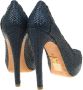 Prada Vintage Pre-owned Leather heels Blue Dames - Thumbnail 4