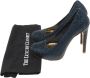 Prada Vintage Pre-owned Leather heels Blue Dames - Thumbnail 8