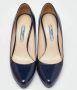 Prada Vintage Pre-owned Leather heels Blue Dames - Thumbnail 3