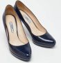 Prada Vintage Pre-owned Leather heels Blue Dames - Thumbnail 4