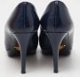 Prada Vintage Pre-owned Leather heels Blue Dames - Thumbnail 5