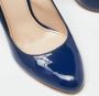 Prada Vintage Pre-owned Leather heels Blue Dames - Thumbnail 8
