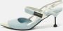 Prada Vintage Pre-owned Leather heels Blue Dames - Thumbnail 2