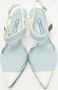 Prada Vintage Pre-owned Leather heels Blue Dames - Thumbnail 3