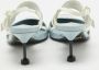 Prada Vintage Pre-owned Leather heels Blue Dames - Thumbnail 5