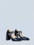 Prada Vintage Pre-owned Leather heels Blue Dames - Thumbnail 3