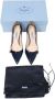 Prada Vintage Pre-owned Leather heels Blue Dames - Thumbnail 8
