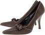Prada Vintage Pre-owned Leather heels Brown Dames - Thumbnail 3