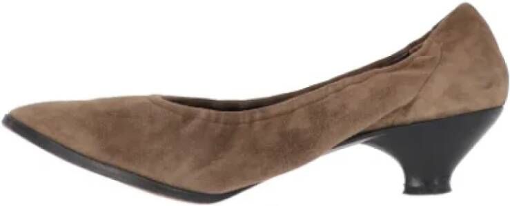 Prada Vintage Pre-owned Leather heels Brown Dames