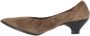 Prada Vintage Pre-owned Leather heels Brown Dames - Thumbnail 3
