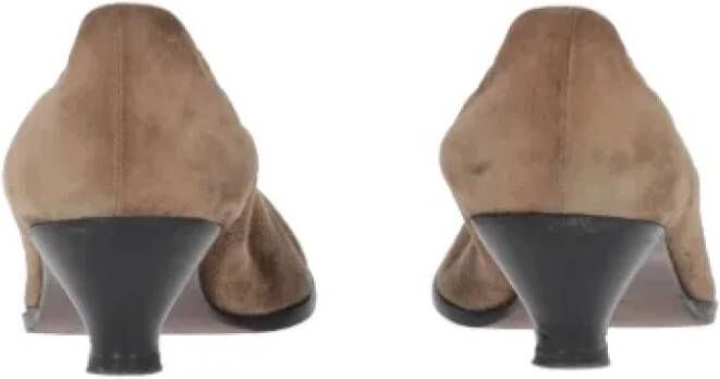 Prada Vintage Pre-owned Leather heels Brown Dames