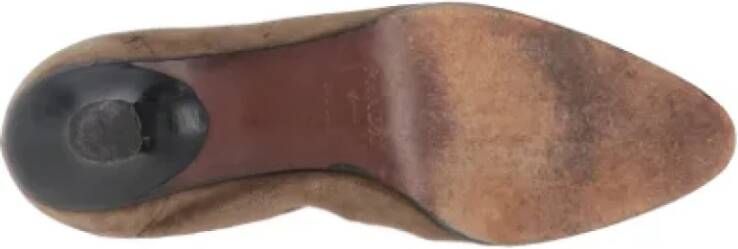 Prada Vintage Pre-owned Leather heels Brown Dames