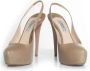 Prada Vintage Pre-owned Leather heels Brown Dames - Thumbnail 4