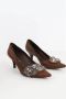 Prada Vintage Pre-owned Leather heels Brown Dames - Thumbnail 3