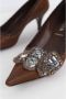 Prada Vintage Pre-owned Leather heels Brown Dames - Thumbnail 4