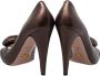 Prada Vintage Pre-owned Leather heels Gray Dames - Thumbnail 4