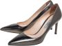 Prada Vintage Pre-owned Leather heels Gray Dames - Thumbnail 3