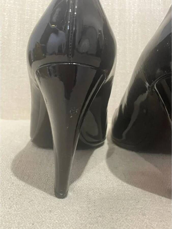 Prada Vintage Pre-owned Leather heels Gray Dames