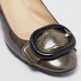 Prada Vintage Pre-owned Leather heels Gray Dames - Thumbnail 7