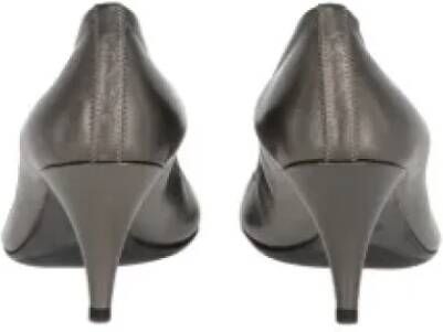 Prada Vintage Pre-owned Leather heels Gray Dames