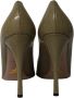 Prada Vintage Pre-owned Leather heels Green Dames - Thumbnail 4