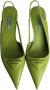 Prada Vintage Pre-owned Leather heels Green Dames - Thumbnail 7