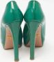 Prada Vintage Pre-owned Leather heels Green Dames - Thumbnail 5