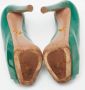 Prada Vintage Pre-owned Leather heels Green Dames - Thumbnail 6