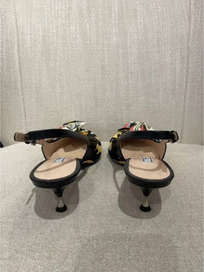 Prada Vintage Pre-owned Leather heels Multicolor Dames