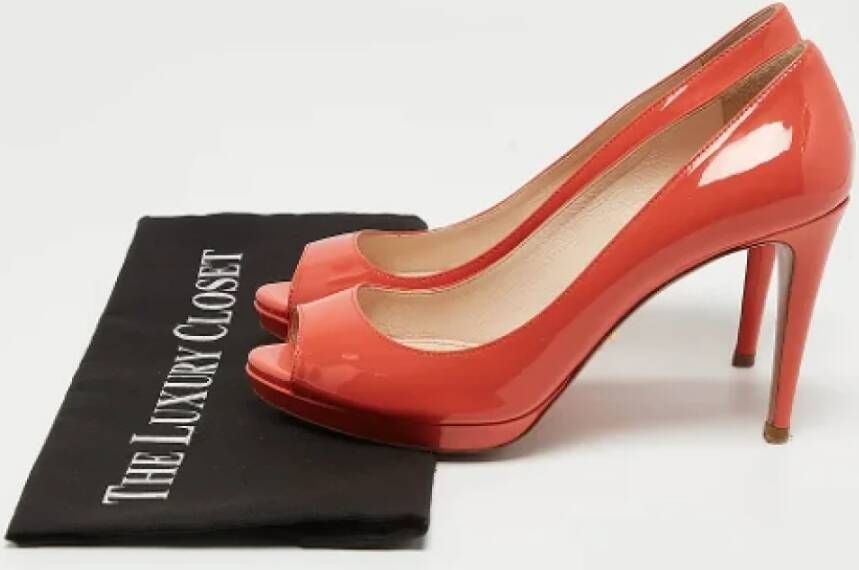 Prada Vintage Pre-owned Leather heels Pink Dames