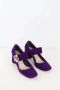Prada Vintage Pre-owned Leather heels Purple Dames - Thumbnail 2