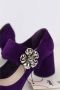 Prada Vintage Pre-owned Leather heels Purple Dames - Thumbnail 3