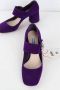 Prada Vintage Pre-owned Leather heels Purple Dames - Thumbnail 4