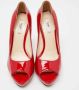 Prada Vintage Pre-owned Leather heels Red Dames - Thumbnail 3