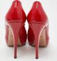 Prada Vintage Pre-owned Leather heels Red Dames - Thumbnail 5