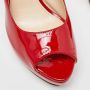 Prada Vintage Pre-owned Leather heels Red Dames - Thumbnail 8