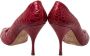 Prada Vintage Pre-owned Leather heels Red Dames - Thumbnail 4