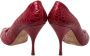 Prada Vintage Pre-owned Leather heels Red Dames - Thumbnail 4