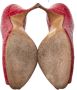 Prada Vintage Pre-owned Leather heels Red Dames - Thumbnail 5