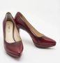 Prada Vintage Pre-owned Leather heels Red Dames - Thumbnail 4