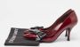 Prada Vintage Pre-owned Leather heels Red Dames - Thumbnail 9