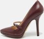 Prada Vintage Pre-owned Leather heels Red Dames - Thumbnail 2