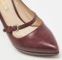 Prada Vintage Pre-owned Leather heels Red Dames - Thumbnail 8