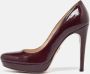 Prada Vintage Pre-owned Leather heels Red Dames - Thumbnail 2