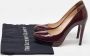 Prada Vintage Pre-owned Leather heels Red Dames - Thumbnail 9
